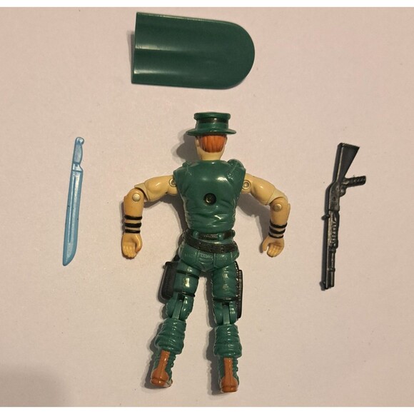 Vtg GI Joe Muskrat 1988 100% Complete Action Figure G.I. Joes 80s Hasbro Toy - Picture 2 of 2